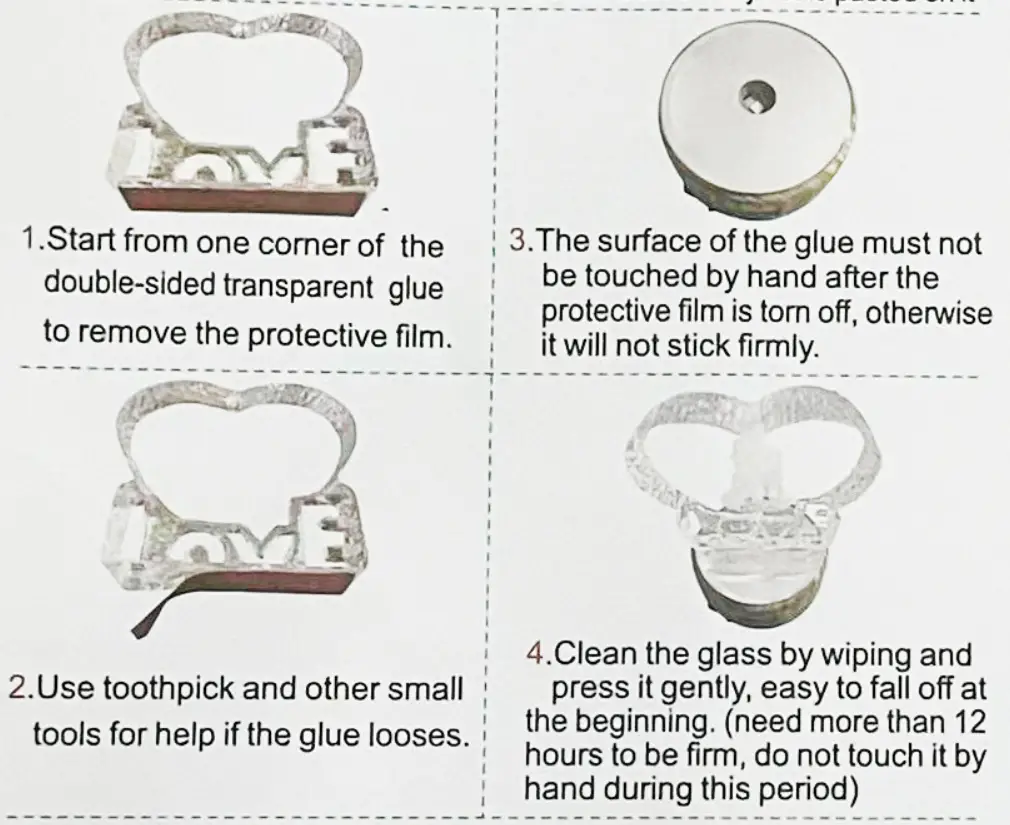 Pujiang Qingchun Electronic Crafts MP3 Personalized Photo Crystal Swivel Light Instructions - How to use