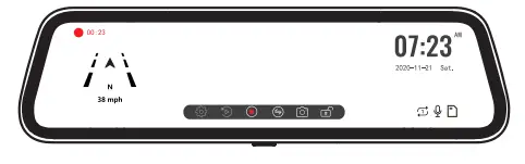 WOLFBOX-12-“Mirro=-rDash=-Cam-Backup-Camera-1296P-Fll-HD-Smart-Rearview-Mirror-fig-41