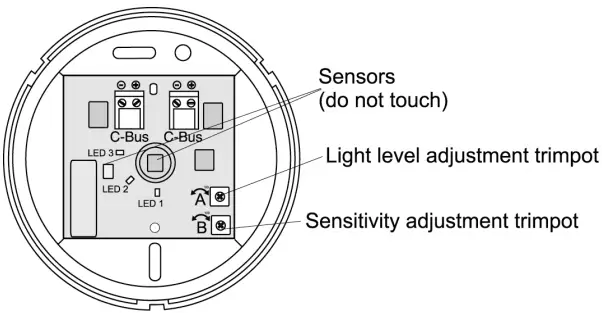 CLIPSAL 360° Occupancy Light Level Detector rotation