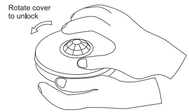 CLIPSAL 360° Occupancy Light Level Detector top cover