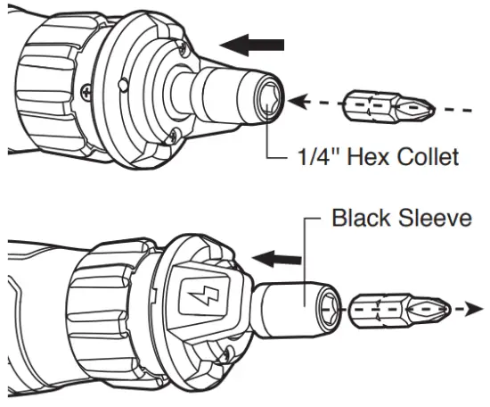 Installing and Removing Bits