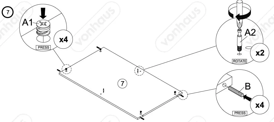 VonHaus-3000081-Koto 2 Drawer-2-Door-Wardrobe-fig10