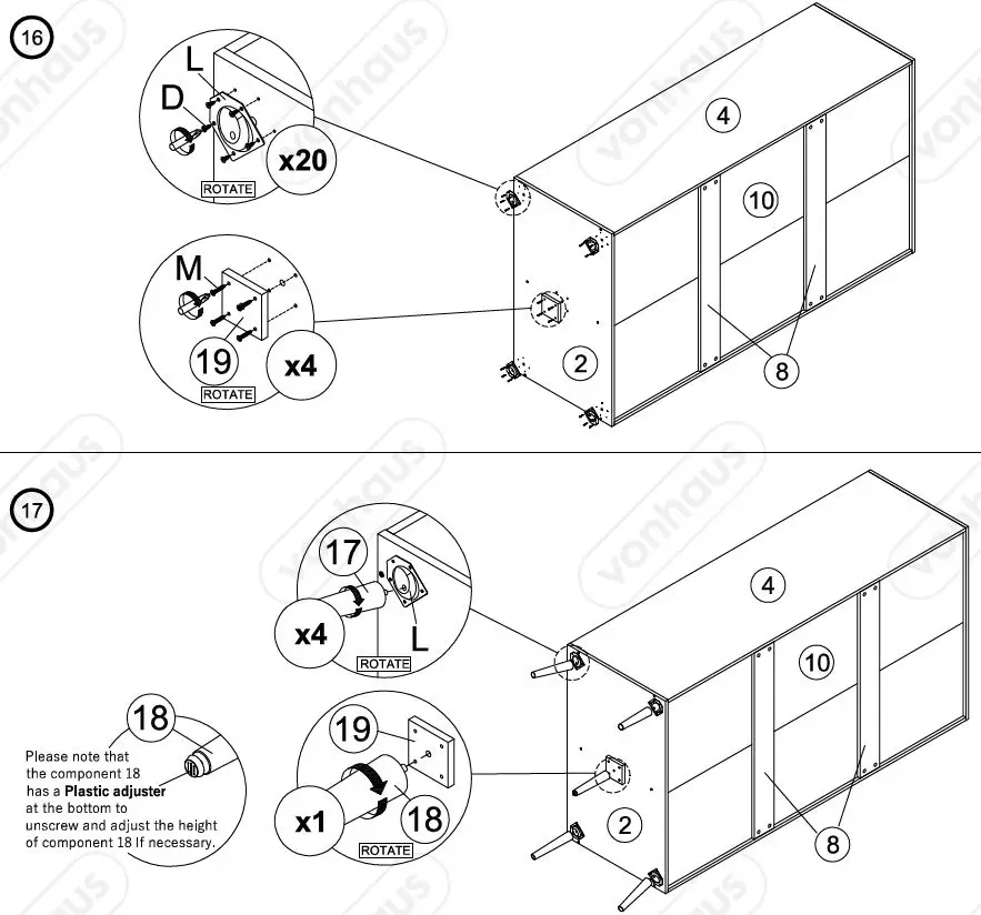 VonHaus-3000081-Koto 2 Drawer-2-Door-Wardrobe-fig17
