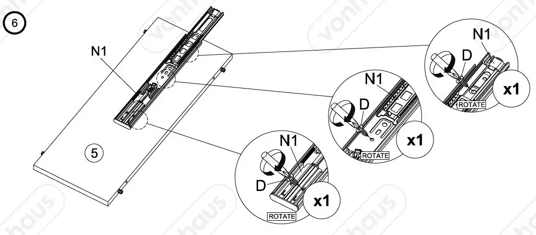 VonHaus-3000081-Koto 2 Drawer-2-Door-Wardrobe-fig9