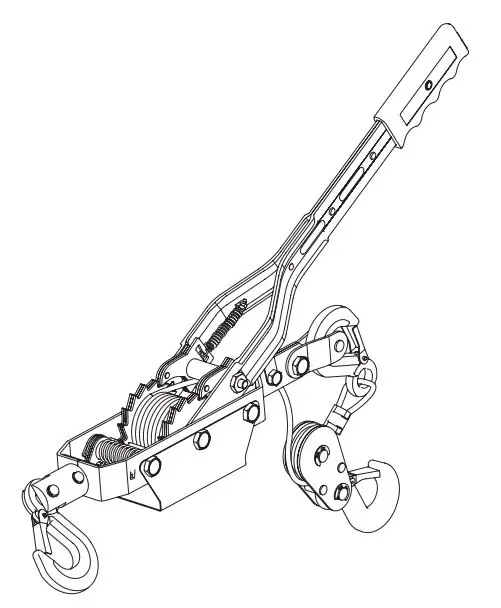 Torin Double Gear Hand Cable Puller Owner's Manual