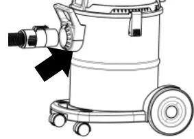 Midea MDC1516BR Dry Vacuum Cleaner - Hose 3