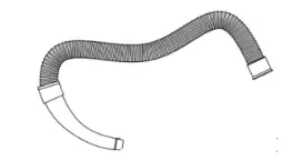 Midea MDC1516BR Dry Vacuum Cleaner - Hose