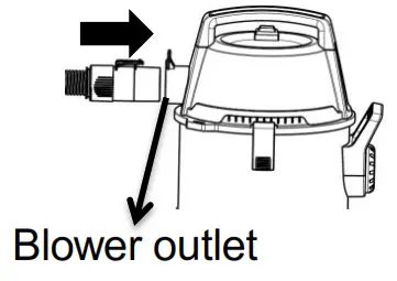 Midea MDC1516BR Dry Vacuum Cleaner - connector