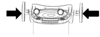 Midea MDC1516BR Dry Vacuum Cleaner - heels