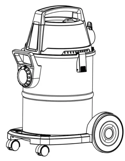 Midea MDC1516BR Dry Vacuum Cleaner