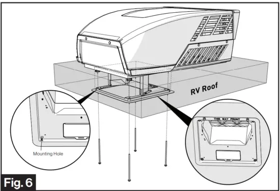 FURRION CHILL FACR15SA BL Rooftop Air Conditioner - fig 12