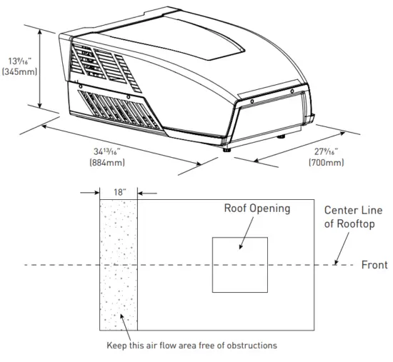 FURRION CHILL FACR15SA BL Rooftop Air Conditioner - fig