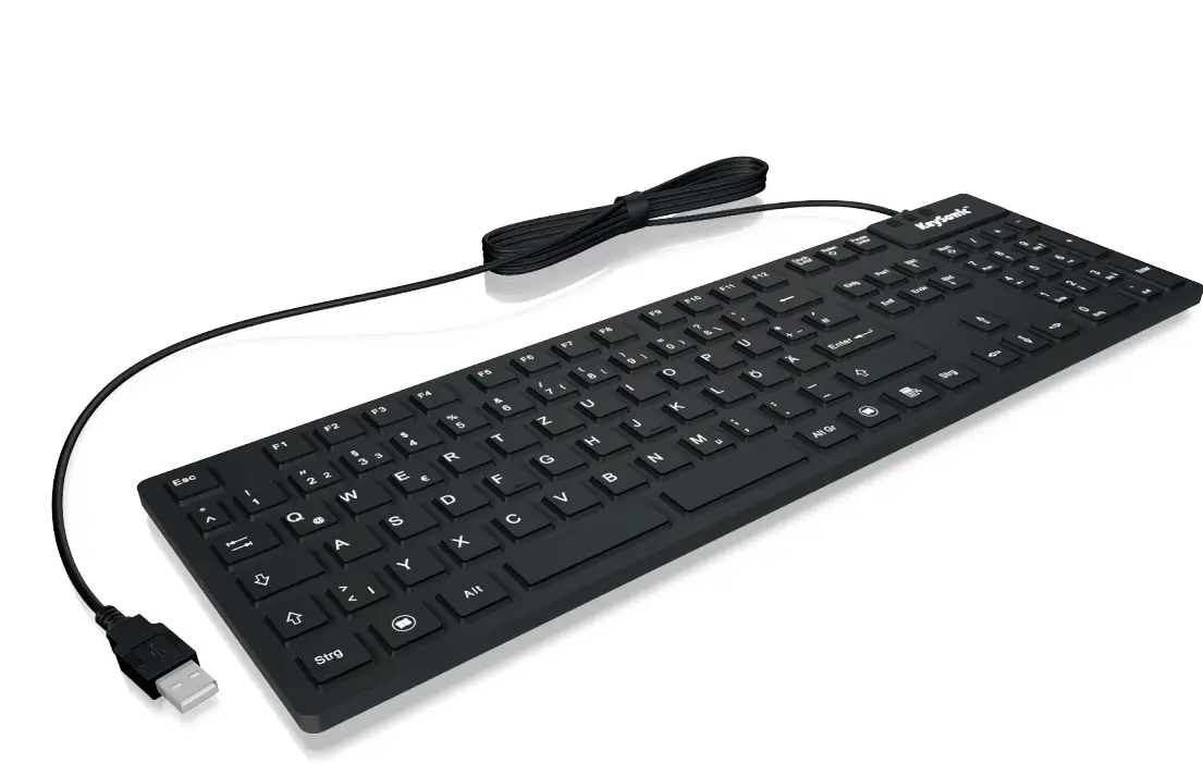Keysonic KSK-8030IN Full-Size Hygienic Industry Keyboard