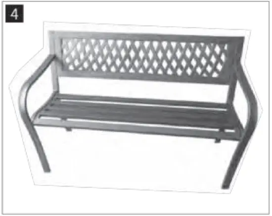 909-Outdoor-C072-Steel-Garden-Bench-Assembly