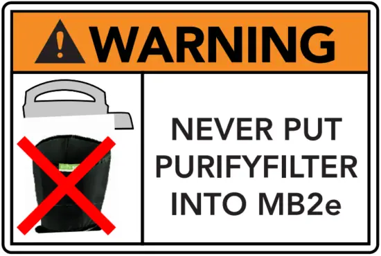 MagicalButter MB2e - Warning 6