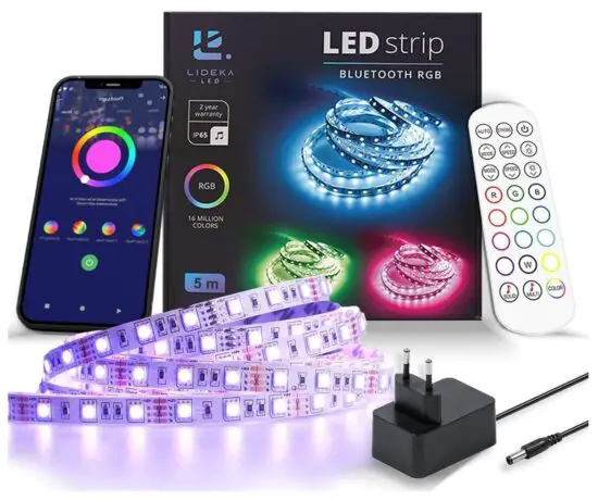 LIDEKA Strip 5 Meter - RGB-IC LED Light Strip