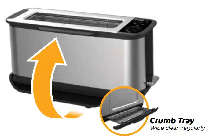 NINJA QSG ST101 Foodi 2 in 1 Flip Toaster Maker Machine - Flipping between