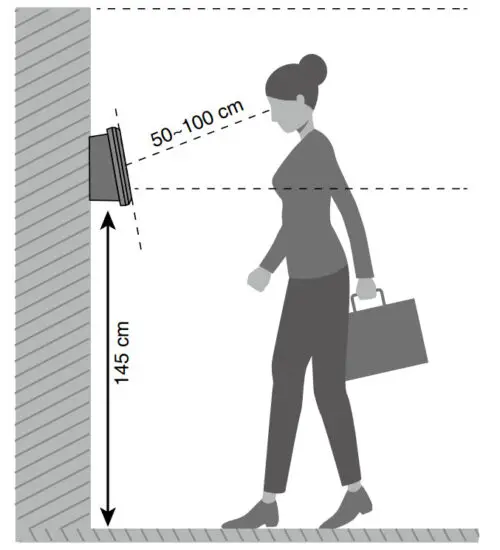 SOYAL AR 837 EA Graphic Display Multi Function Proximity Controller - Dimension 4