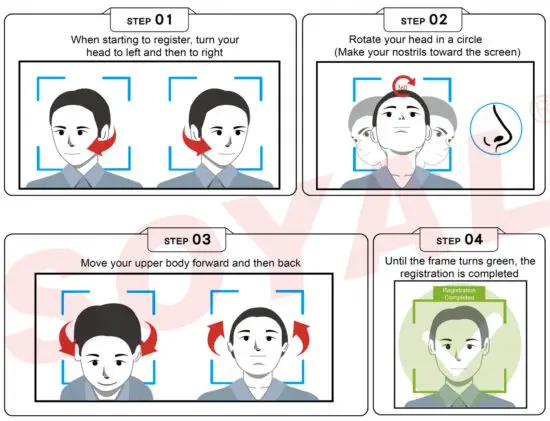 SOYAL AR 837 EA Graphic Display Multi Function Proximity Controller - Face