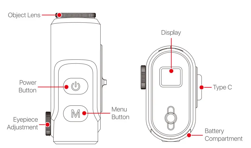 InfiRay DP09 Thermal Imaging Monocular with Camera - DESCRIPTION