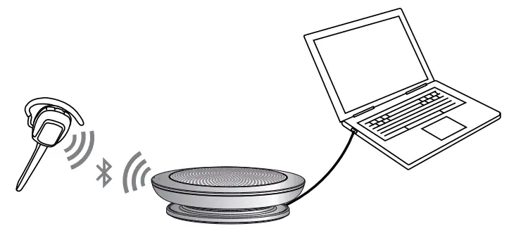 Jabra Speak 510 Portable USB and Bluetooth Speakers - Bluetooth headset