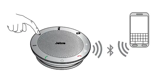 Jabra Speak 510 Portable USB and Bluetooth Speakers - Connect to mobile device