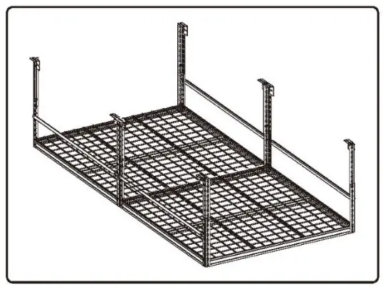 Muscle Rack Adjustable Overhead Storage Rack - DACK