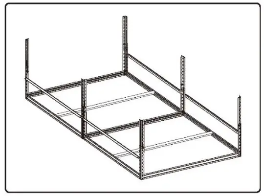 Muscle Rack Adjustable Overhead Storage Rack - d