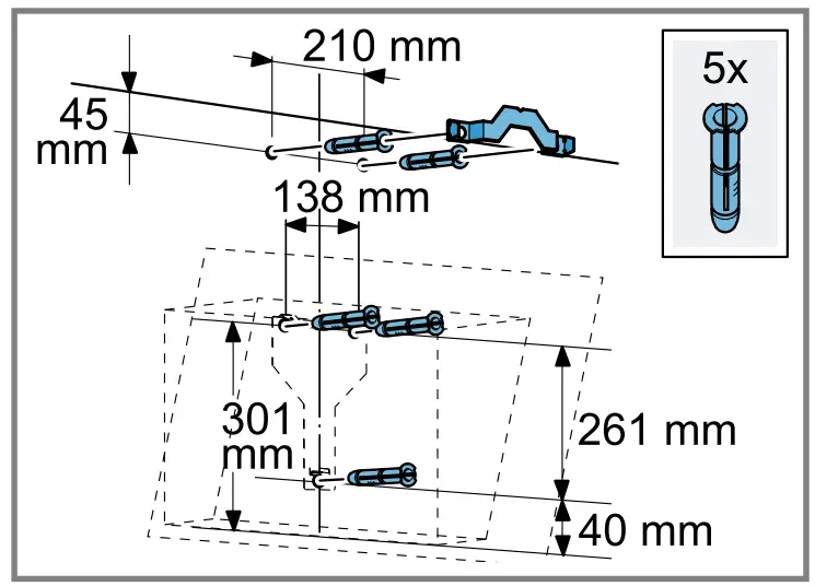 NEFF D65IHM1S0B Extractor Hood - fig 7