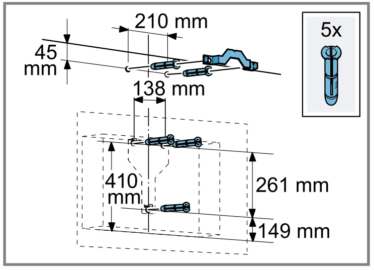 NEFF D65IHM1S0B Extractor Hood - fig 8