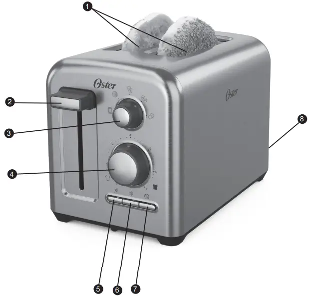 Oster 2 Slice Toaster - Learning About