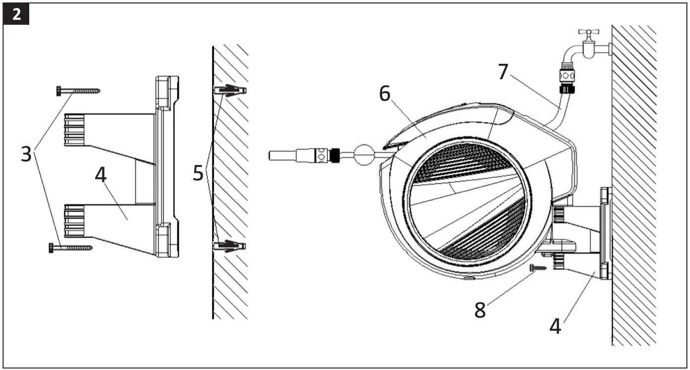 HARD HEAD 013715 HOSE REEL - fig2
