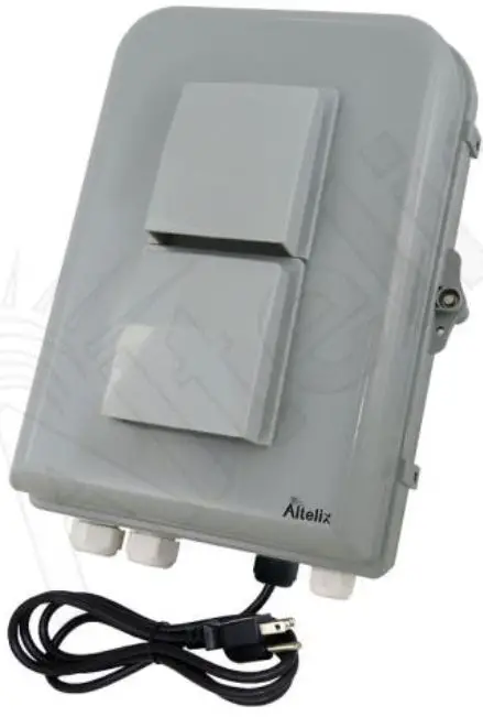 ALTELIX NP151005VA1C-0C 15x10x5 Vented Polycarbonate + ABS Weatherproof Enclosure product