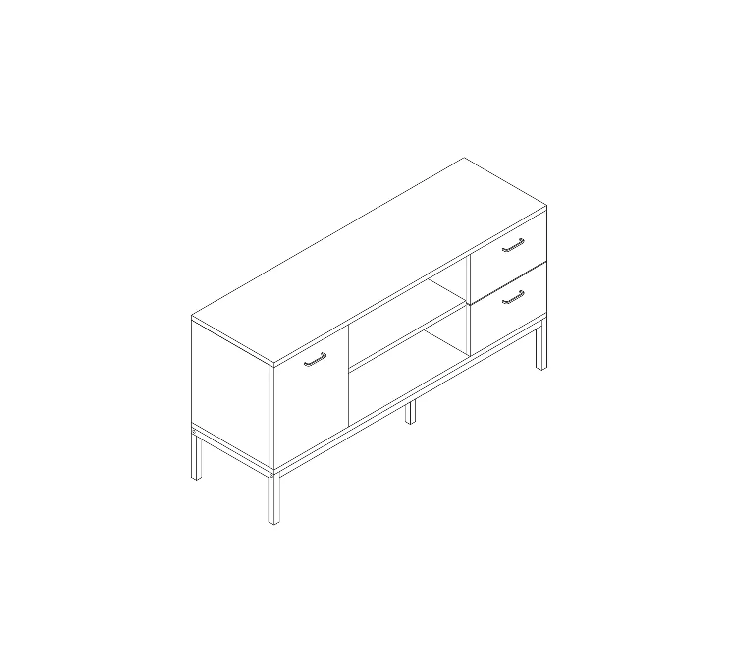 Homcom 839-267 Tv Stand Cabinet Instruction Manual