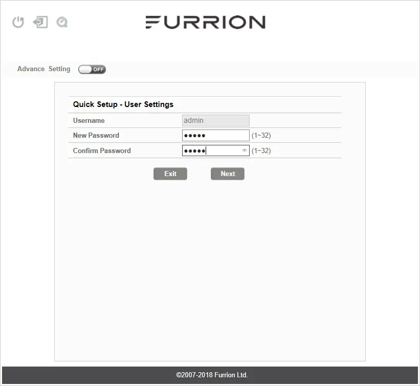 FURRION Wi-Fi Router - Login