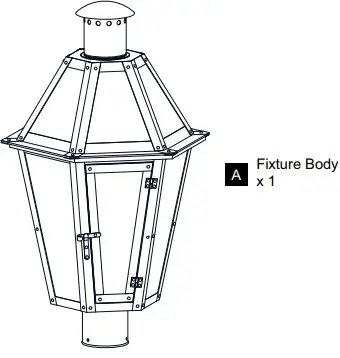 QUOIZEL BURD9015AC Burdett 3 Light 25 inch Aged Copper Outdoor Post Lantern-fig3