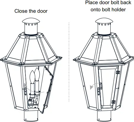 QUOIZEL BURD9015AC Burdett 3 Light 25 inch Aged Copper Outdoor Post Lantern-fig7