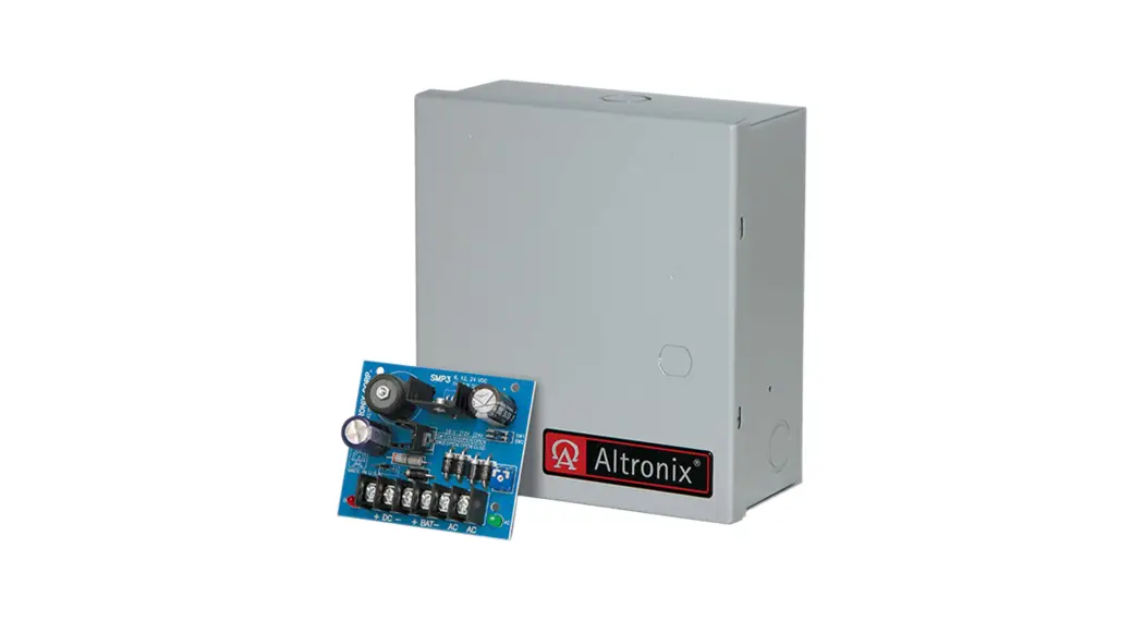 Altronix Smp3e High Current Power Supply Charger Instruction Manual
