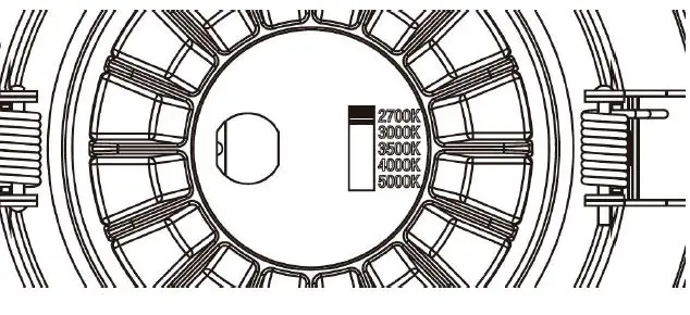 ORTECH SLIM4DGR-5CCT LED Slim Lights 5
