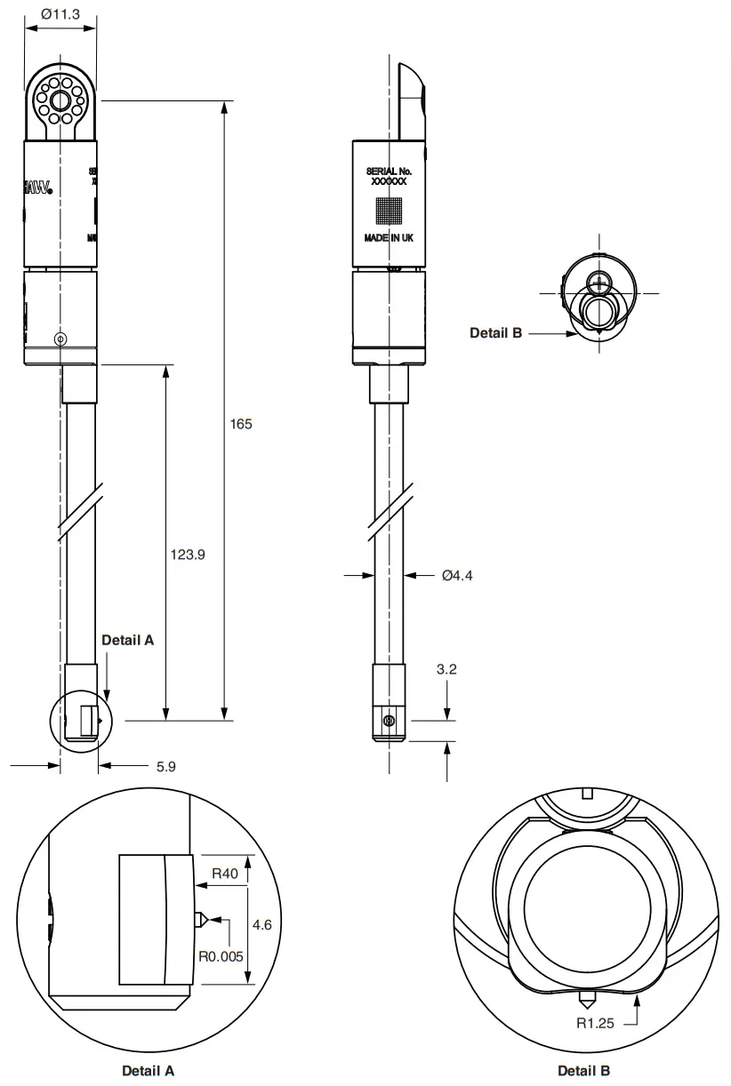 RENISHAW SFM-E2 Surface Finish Probe Module - fig1