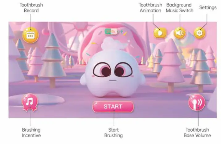 arpha X3 Plus Smart Sonic Musical Electric Toothbrush - app