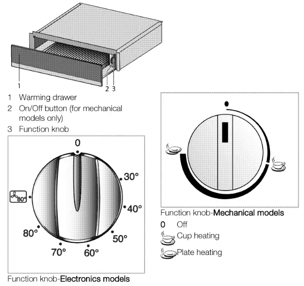 beko BDRW 11400 FX Warmer Drawer - overvew