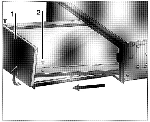 beko BDRW 11400 FX Warmer Drawer - screw