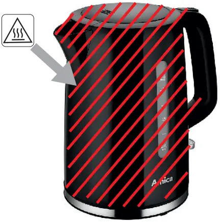 Amica KF 1011 Electric Kettle - KETTLE