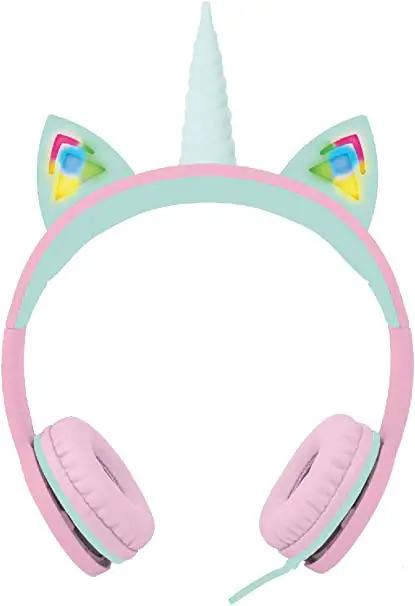 Gabba-Goods-Kids-LED-Light-Unicorn-Over-Ear-Headphones-for-Children-product