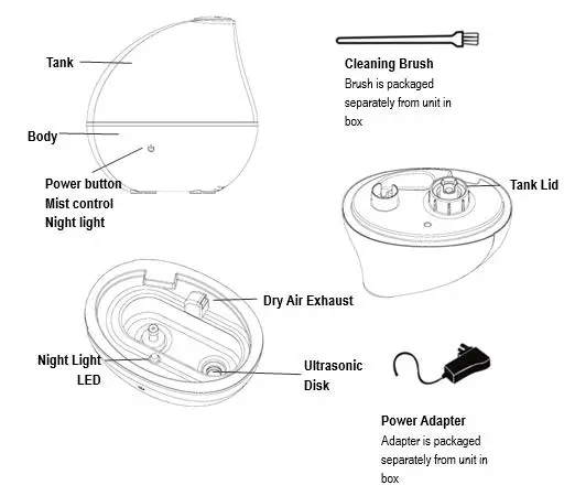 PORE-PEHUMIDIF-ULTRASONIC-COOL-MIST-HUMIDIFIER-fig-1