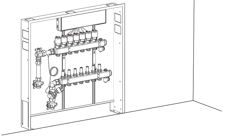 Danfoss UnoFloor Control Pre-Assembled Distribution Stations - setup