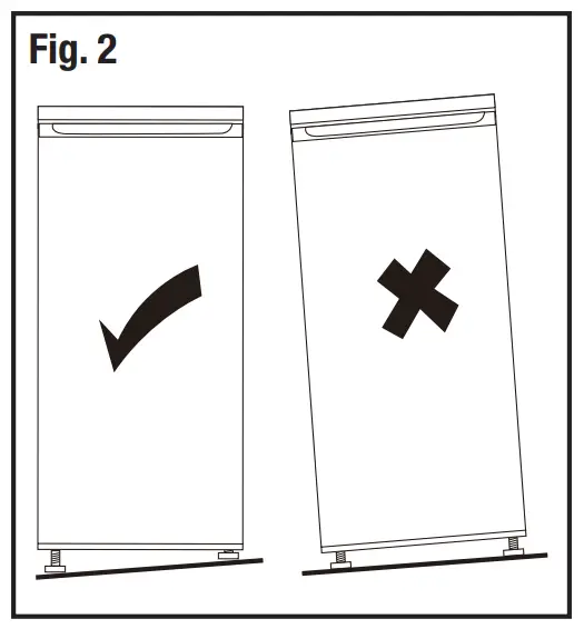 AKAI AK-331-UF 331L Upright Refrigerator - fig 2