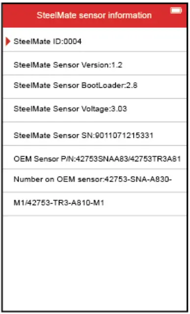 STEEL MATE SPT100 Steelmate Automotive Diagnostic Tool - FIG 42
