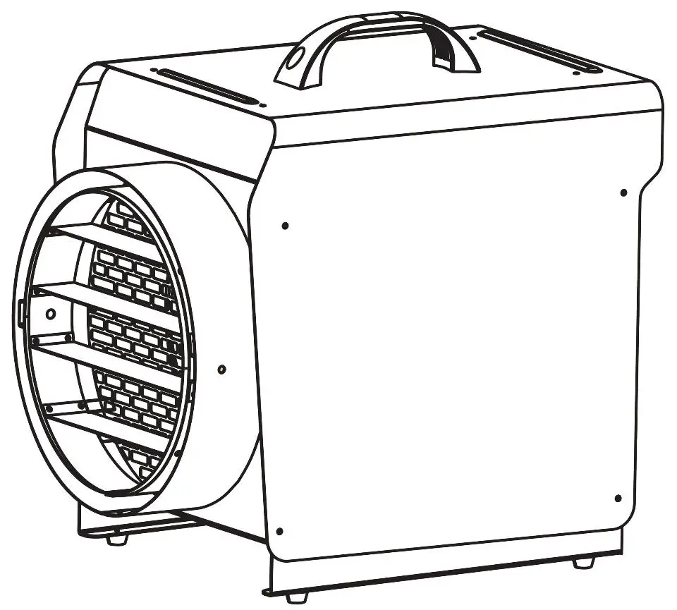 Aktobis AG WDH-BGP031S Electric Heater with Hose Connection - Cover